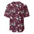Cardinal Christmas Wine Red Baseball Jersey Xmas Pattern - Wonder Print Shop
