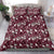 Cardinal Christmas Wine Red Bedding Set Xmas Pattern - Wonder Print Shop
