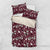Cardinal Christmas Wine Red Bedding Set Xmas Pattern - Wonder Print Shop
