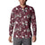 Cardinal Christmas Wine Red Button Sweatshirt Xmas Pattern - Wonder Print Shop