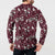 Cardinal Christmas Wine Red Button Sweatshirt Xmas Pattern - Wonder Print Shop
