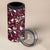 Cardinal Christmas Wine Red 4 in 1 Can Cooler Tumbler Xmas Pattern - Wonder Print Shop