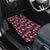 Cardinal Christmas Wine Red Car Mats Xmas Pattern - Wonder Print Shop