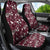 Cardinal Christmas Wine Red Car Seat Cover Xmas Pattern - Wonder Print Shop