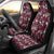 Cardinal Christmas Wine Red Car Seat Cover Xmas Pattern - Wonder Print Shop