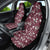 Cardinal Christmas Wine Red Car Seat Cover Xmas Pattern - Wonder Print Shop