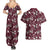 Cardinal Christmas Wine Red Couples Matching Summer Maxi Dress and Hawaiian Shirt Xmas Pattern - Wonder Print Shop