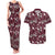 Cardinal Christmas Wine Red Couples Matching Tank Maxi Dress and Hawaiian Shirt Xmas Pattern - Wonder Print Shop