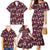 Cardinal Christmas Wine Red Family Matching Mermaid Dress and Hawaiian Shirt Xmas Pattern - Wonder Print Shop
