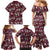 Cardinal Christmas Wine Red Family Matching Mermaid Dress and Hawaiian Shirt Xmas Pattern - Wonder Print Shop