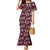 Cardinal Christmas Wine Red Family Matching Mermaid Dress and Hawaiian Shirt Xmas Pattern - Wonder Print Shop