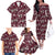 Cardinal Christmas Wine Red Family Matching Off The Shoulder Long Sleeve Dress and Hawaiian Shirt Xmas Pattern - Wonder Print Shop