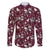 Cardinal Christmas Wine Red Family Matching Off The Shoulder Long Sleeve Dress and Hawaiian Shirt Xmas Pattern - Wonder Print Shop