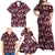 Cardinal Christmas Wine Red Family Matching Off Shoulder Maxi Dress and Hawaiian Shirt Xmas Pattern - Wonder Print Shop