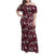 Cardinal Christmas Wine Red Family Matching Off Shoulder Maxi Dress and Hawaiian Shirt Xmas Pattern - Wonder Print Shop