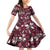 Cardinal Christmas Wine Red Family Matching Off Shoulder Short Dress and Hawaiian Shirt Xmas Pattern - Wonder Print Shop
