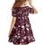 Cardinal Christmas Wine Red Family Matching Puletasi and Hawaiian Shirt Xmas Pattern - Wonder Print Shop