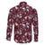 Cardinal Christmas Wine Red Family Matching Puletasi and Hawaiian Shirt Xmas Pattern - Wonder Print Shop