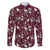 Cardinal Christmas Wine Red Family Matching Short Sleeve Bodycon Dress and Hawaiian Shirt Xmas Pattern - Wonder Print Shop
