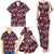 Cardinal Christmas Wine Red Family Matching Tank Maxi Dress and Hawaiian Shirt Xmas Pattern - Wonder Print Shop