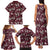 Cardinal Christmas Wine Red Family Matching Tank Maxi Dress and Hawaiian Shirt Xmas Pattern - Wonder Print Shop