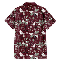 Cardinal Christmas Wine Red Hawaiian Shirt Xmas Pattern - Wonder Print Shop