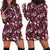 Cardinal Christmas Wine Red Hoodie Dress Xmas Pattern - Wonder Print Shop