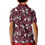 Cardinal Christmas Wine Red Kid Polo Shirt Xmas Pattern - Wonder Print Shop