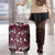 Cardinal Christmas Wine Red Luggage Cover Xmas Pattern - Wonder Print Shop