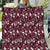 Cardinal Christmas Wine Red Quilt Xmas Pattern - Wonder Print Shop