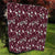 Cardinal Christmas Wine Red Quilt Xmas Pattern - Wonder Print Shop