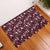 Cardinal Christmas Wine Red Rubber Doormat Xmas Pattern - Wonder Print Shop