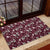 Cardinal Christmas Wine Red Rubber Doormat Xmas Pattern - Wonder Print Shop