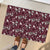 Cardinal Christmas Wine Red Rubber Doormat Xmas Pattern - Wonder Print Shop