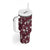 Cardinal Christmas Wine Red Tumbler With Handle Xmas Pattern - Wonder Print Shop