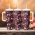Cardinal Christmas Wine Red Tumbler With Handle Xmas Pattern - Wonder Print Shop