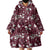 Cardinal Christmas Wine Red Wearable Blanket Hoodie Xmas Pattern - Wonder Print Shop