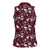 Cardinal Christmas Wine Red Women Sleeveless Polo Shirt Xmas Pattern - Wonder Print Shop