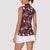 Cardinal Christmas Wine Red Women Sleeveless Polo Shirt Xmas Pattern - Wonder Print Shop