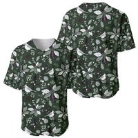 Cardinal Christmas Green Baseball Jersey Xmas Pattern - Wonder Print Shop