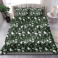 Cardinal Christmas Green Bedding Set Xmas Pattern - Wonder Print Shop