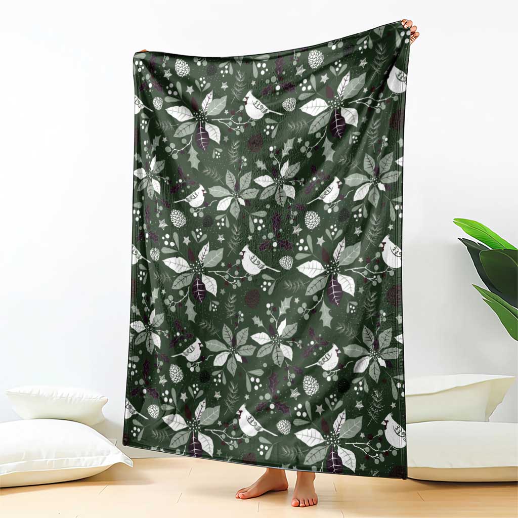 Cardical Christmas Green Blanket Xmas Pattern