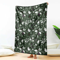 Cardical Christmas Green Blanket Xmas Pattern