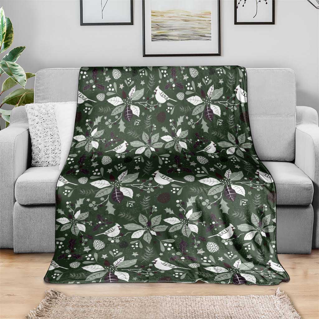 Cardical Christmas Green Blanket Xmas Pattern
