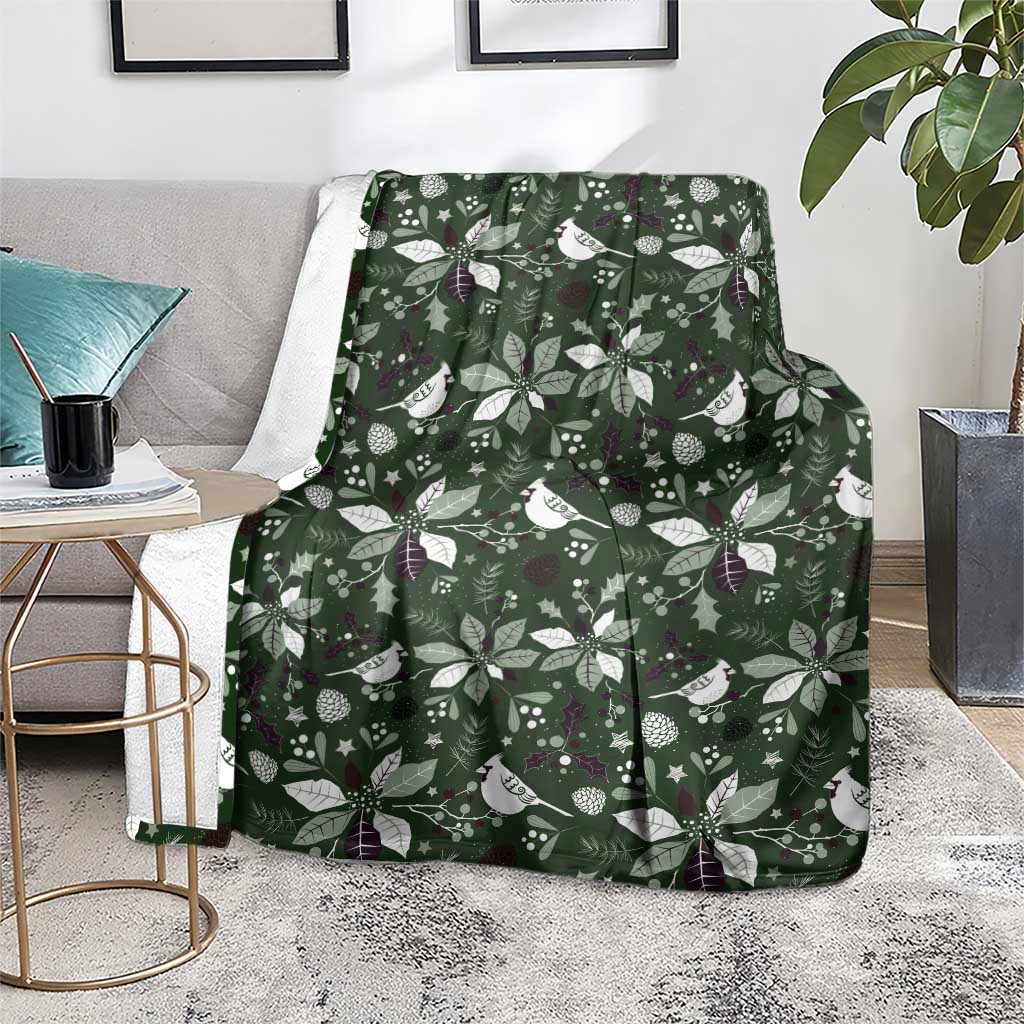 Cardical Christmas Green Blanket Xmas Pattern