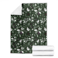 Cardical Christmas Green Blanket Xmas Pattern