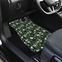 Cardinal Christmas Green Car Mats Xmas Pattern - Wonder Print Shop