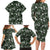 Cardinal Christmas Green Family Matching Long Sleeve Bodycon Dress and Hawaiian Shirt Xmas Pattern - Wonder Print Shop