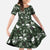 Cardinal Christmas Green Family Matching Off The Shoulder Long Sleeve Dress and Hawaiian Shirt Xmas Pattern - Wonder Print Shop