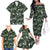 Cardinal Christmas Green Family Matching Off The Shoulder Long Sleeve Dress and Hawaiian Shirt Xmas Pattern - Wonder Print Shop
